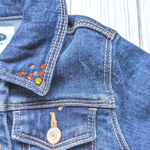 The Beatles Hey Jude Custom Made Patchwork Jean Jacket in Size 12-18 Months - Picture 3 of 8
